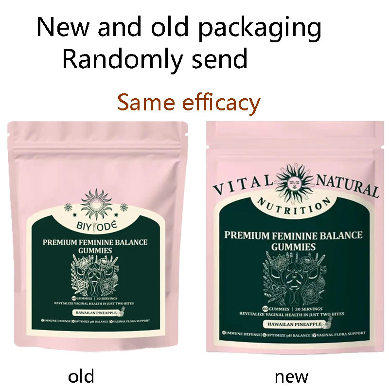 1 pack of women's balanced gummies to enhance immunity improve quality of life soothe skin health food