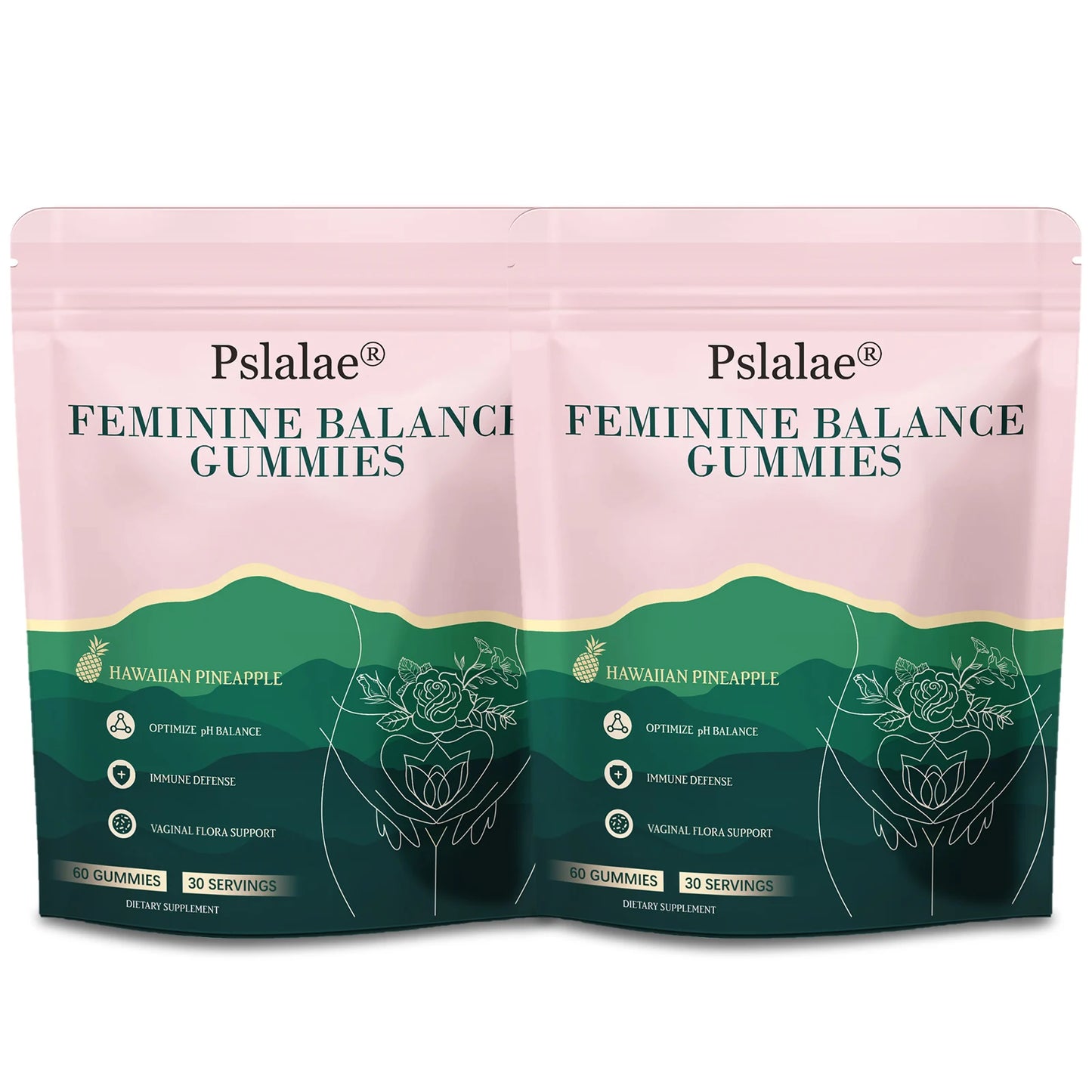 Premium Feminine Balance Gummies 30 Servings Help Regulate Physiological Balance And Enhances Immunity Rich In Multiple Vitamins