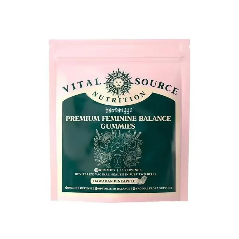 1 pack of female balanced gummies supplement nutrition improve immunity promote digestion absorption relieve fatigue