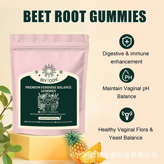 1 pack of women's balanced gummies to enhance immunity improve quality of life soothe skin health food