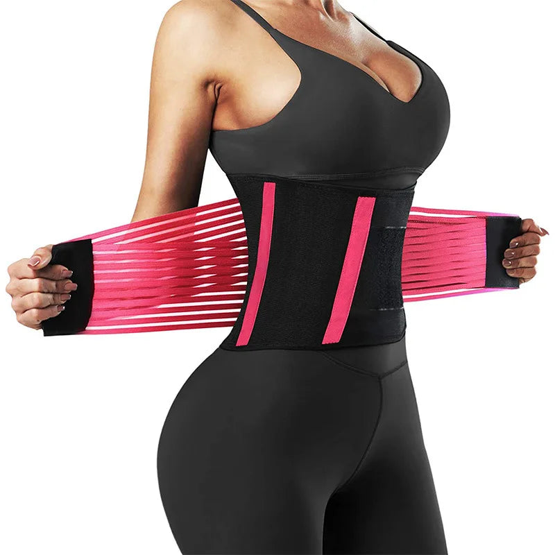 Women Personal Health Care Waist Trainer Belt Elastic Slimming Body Shaper Fitness Belt Sport Girdle Workout Shapewea for health