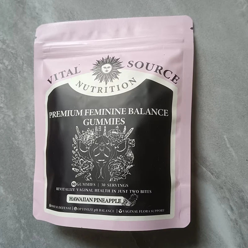 1 pack of female balanced gummies supplement nutrition improve immunity promote digestion absorption relieve fatigue