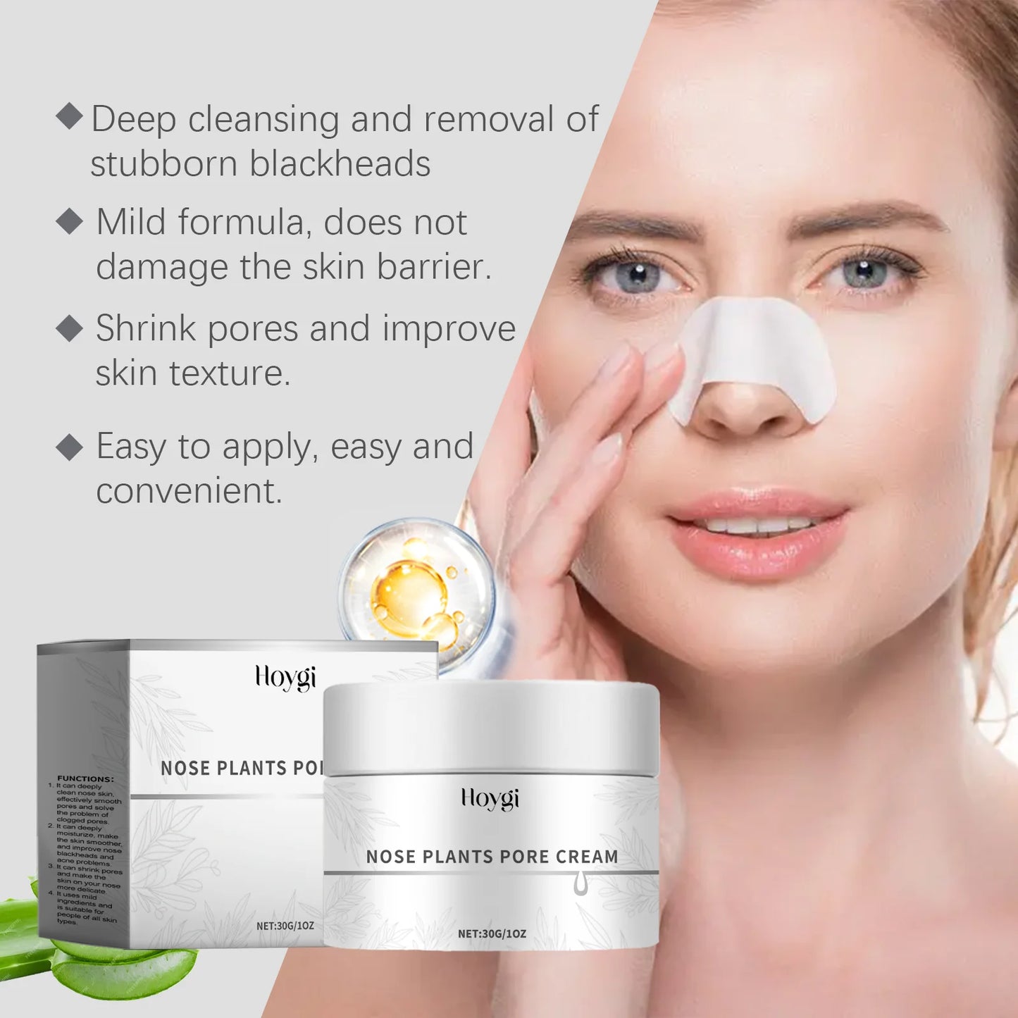 Blackhead Removal Nasal Mask Clean the Nose Blackheads Pimples Shrink Tightening Pores Exfoliate Oil Control Anti Acne Skin Care